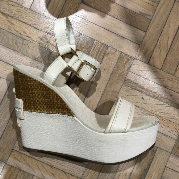 Tory Burch wedges size 6 - gently used - Picture 2 of 2